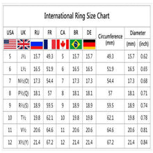 Load image into Gallery viewer, Rose Gold-plated Color Separation Ring Creative Cross Zircon Engagement Ring, 6, 7, 8, 9, 10