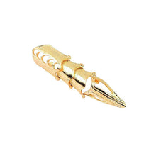 Load image into Gallery viewer, Vintage Punk Silver Cool Pointed Long Joint Ring, Gold, Bronze, Silver, Ancient Gold