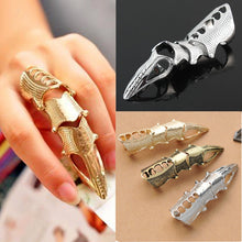 Load image into Gallery viewer, Vintage Punk Silver Cool Pointed Long Joint Ring, Gold, Bronze, Silver, Ancient Gold