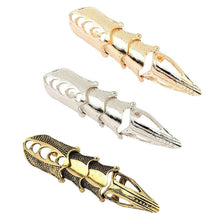 Load image into Gallery viewer, Vintage Punk Silver Cool Pointed Long Joint Ring, Gold, Bronze, Silver, Ancient Gold