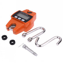 Load image into Gallery viewer, 300kg x 100g Portable LCD Digital Stainless Steel Hook Mini Electronic Hook Scale, 300kg x 100g
