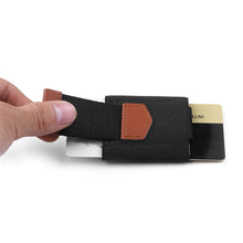 Load image into Gallery viewer, Elastic Card Holder Men and Women Leather Credit Card Holder