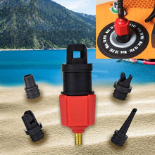 Load image into Gallery viewer, Surfing Paddle Board Rubber Boat Inflatable Bed Air Valve Adapter Car Air Pump Adapter, Air Pump Adapter(Red), Air Pump Adapter(Blue)
