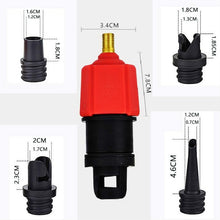 Load image into Gallery viewer, Surfing Paddle Board Rubber Boat Inflatable Bed Air Valve Adapter Car Air Pump Adapter, Air Pump Adapter(Red), Air Pump Adapter(Blue)