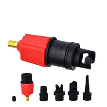 Load image into Gallery viewer, Surfing Paddle Board Rubber Boat Inflatable Bed Air Valve Adapter Car Air Pump Adapter, Air Pump Adapter(Red), Air Pump Adapter(Blue)