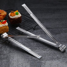 Load image into Gallery viewer, Stainless Steel Food Clip Bread Barbecue Clip Steak Buffet Clip, Size:9 inches, 9 inches, 12 inches