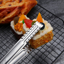 Load image into Gallery viewer, Stainless Steel Food Clip Bread Barbecue Clip Steak Buffet Clip, Size:9 inches, 9 inches, 12 inches