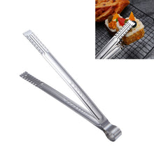 Load image into Gallery viewer, Stainless Steel Food Clip Bread Barbecue Clip Steak Buffet Clip, Size:9 inches, 9 inches, 12 inches