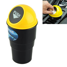 Load image into Gallery viewer, Universal Car Trash Bin Car Garbage Can Rubbish Dust Case Holder Bin Automobile Storage Bucket, Red, Yellow, Dark Gray, Blue, Black