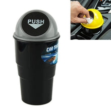 Load image into Gallery viewer, Universal Car Trash Bin Car Garbage Can Rubbish Dust Case Holder Bin Automobile Storage Bucket, Red, Yellow, Dark Gray, Blue, Black