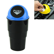 Load image into Gallery viewer, Universal Car Trash Bin Car Garbage Can Rubbish Dust Case Holder Bin Automobile Storage Bucket, Red, Yellow, Dark Gray, Blue, Black