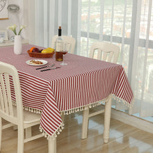 Load image into Gallery viewer, Cloth Cotton Dining Tablecloth Decoration Cloth, 60x90cm, 100x140cm, 140x140cm, 140x180cm, 140x200cm, 140x220cm, 70x70cm