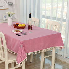 Load image into Gallery viewer, Cloth Cotton Dining Tablecloth Decoration Cloth, 60x90cm, 100x140cm, 140x140cm, 140x180cm, 140x200cm, 140x220cm, 70x70cm