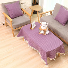 Load image into Gallery viewer, Cloth Cotton Dining Tablecloth Decoration Cloth, 110x140cm, 90x90cm, 120x160cm, 120x120cm