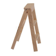 Load image into Gallery viewer, 3 PCS 1:12 Toy House Miniature Furniture Wooden Ladder