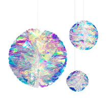 Load image into Gallery viewer, 2 PCS Neon Film Honeycomb Ball Ornaments Wedding Birthday Party Decoration Supplies, 10cm, 15cm, 20cm, 25cm, 30cm