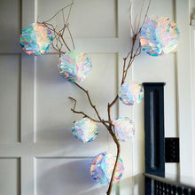 Load image into Gallery viewer, 2 PCS Neon Film Honeycomb Ball Ornaments Wedding Birthday Party Decoration Supplies, 10cm, 15cm, 20cm, 25cm, 30cm