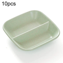Load image into Gallery viewer, 10pcs Kitchen Accessories 2 In 1 Seasoning Sauce Dishes Wheat Straw Salad Saucer Bowl