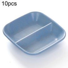 Load image into Gallery viewer, 10pcs Kitchen Accessories 2 In 1 Seasoning Sauce Dishes Wheat Straw Salad Saucer Bowl