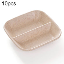 Load image into Gallery viewer, 10pcs Kitchen Accessories 2 In 1 Seasoning Sauce Dishes Wheat Straw Salad Saucer Bowl
