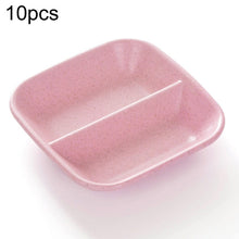 Load image into Gallery viewer, 10pcs Kitchen Accessories 2 In 1 Seasoning Sauce Dishes Wheat Straw Salad Saucer Bowl