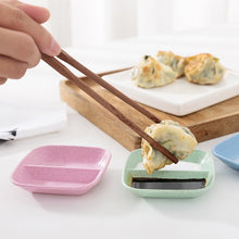 Load image into Gallery viewer, 10pcs Kitchen Accessories 2 In 1 Seasoning Sauce Dishes Wheat Straw Salad Saucer Bowl