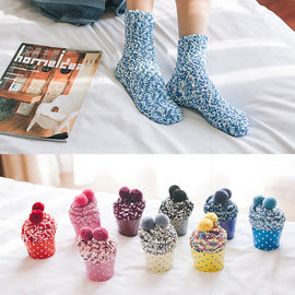 Christmas Women Fluffy Socks Warm Winter Cosy Lounge Socks