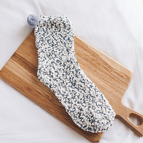 Christmas Women Fluffy Socks Warm Winter Cosy Lounge Socks
