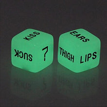 Load image into Gallery viewer, Creative Luminous English Fun Dice Bar Family Party Game Tools Set of Two