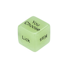 Load image into Gallery viewer, Creative Luminous English Fun Dice Bar Family Party Game Tools Set of Two