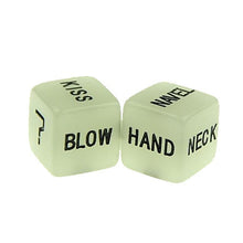 Load image into Gallery viewer, Creative Luminous English Fun Dice Bar Family Party Game Tools Set of Two