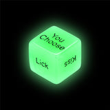 Creative Luminous English Fun Dice Bar Family Party Game Tools Set of Two