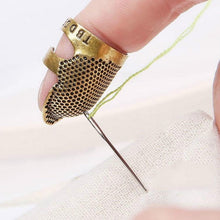 Load image into Gallery viewer, Household Adjustable Metal Sewing Thimble Finger Protectors Sewing Tools Accessories, S, M