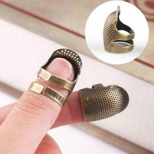 Load image into Gallery viewer, Household Adjustable Metal Sewing Thimble Finger Protectors Sewing Tools Accessories, S, M