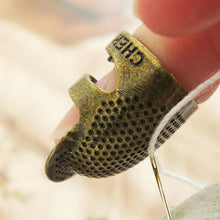 Load image into Gallery viewer, Household Adjustable Metal Sewing Thimble Finger Protectors Sewing Tools Accessories, S, M