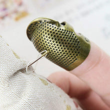 Load image into Gallery viewer, Household Adjustable Metal Sewing Thimble Finger Protectors Sewing Tools Accessories, S, M
