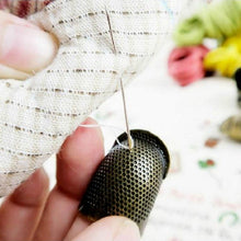 Load image into Gallery viewer, Household Adjustable Metal Sewing Thimble Finger Protectors Sewing Tools Accessories, S, M