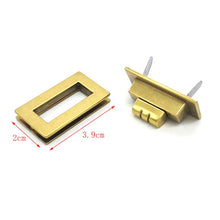 Load image into Gallery viewer, Handbag Hardware Accessories Gilt Metal Lock