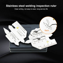 Load image into Gallery viewer, HJC40B Stainless Steel Welding Inspection Gauge Measuring Ruler, HJC40B