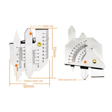 Load image into Gallery viewer, HJC40B Stainless Steel Welding Inspection Gauge Measuring Ruler, HJC40B