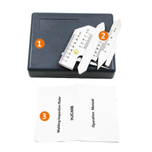 Load image into Gallery viewer, HJC40B Stainless Steel Welding Inspection Gauge Measuring Ruler, HJC40B