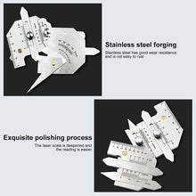 Load image into Gallery viewer, HJC40B Stainless Steel Welding Inspection Gauge Measuring Ruler, HJC40B