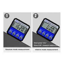 Load image into Gallery viewer, Mini Multi-angle Flip Strong Magnetic Adsorption Angle Ruler Digital Display Inclinometer, Adsorption Angle Ruler