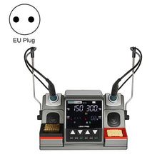 Load image into Gallery viewer, SUGON T1602 220V Dual Station Electric Soldering Station with Double Handle, EU Plug, T1602, EU Plug