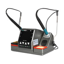 Load image into Gallery viewer, SUGON T1602 220V Dual Station Electric Soldering Station with Double Handle, EU Plug, T1602, EU Plug