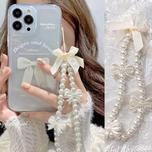 Load image into Gallery viewer, Butterfly Pearl Bracelet Mobile Phone Chain