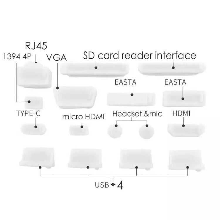 Laptop Universal Silicone Dust Plug