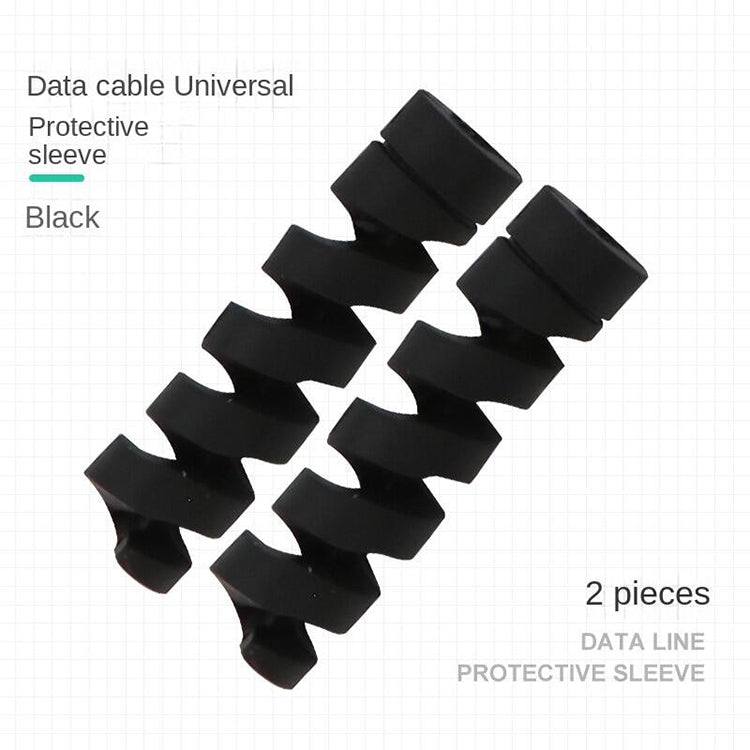 6 in 1 Spiral Data Cable Protective Sleeve