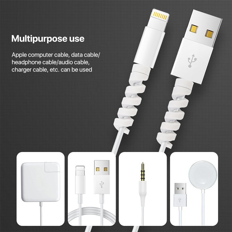 6 in 1 Spiral Data Cable Protective Sleeve