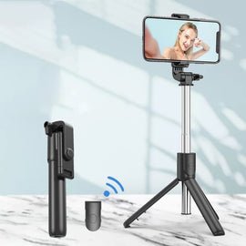 R1 Multifunctional Bluetooth Tripod Selfie Stick
